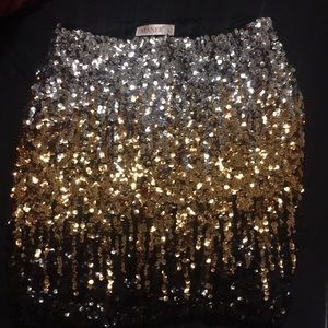 Sequin skirt